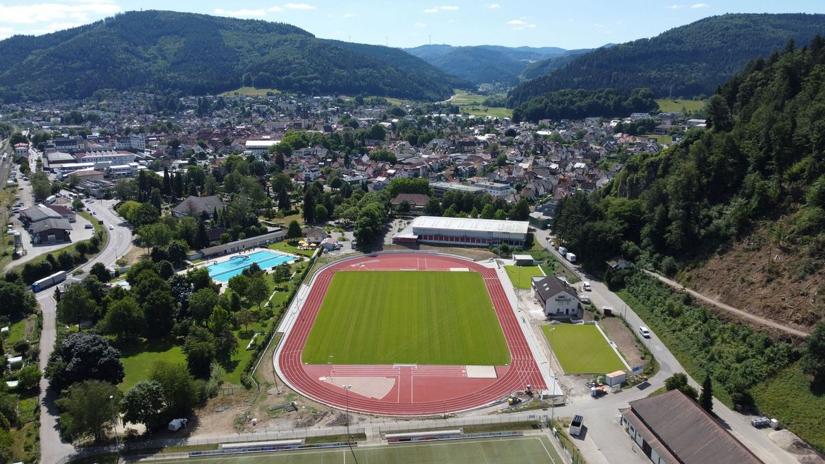 Haslach im Kinzigtal von oben.